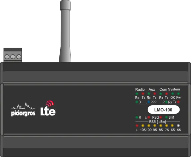 LTE-Datenmodem LMO-100 im Aluminium-Stranggussgehäuse