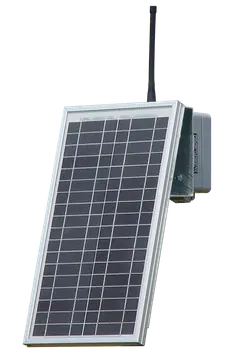 Solarstation SS20F mit Solarpaneel, Antenne und Mastmontage